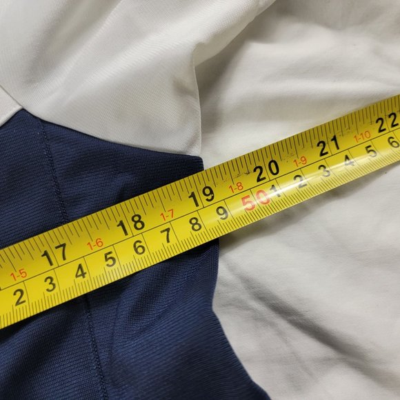 Nike Boys XL White Blue Full Zip Jacket Long Sleeve Lightweight Casual School - Picture 11 of 13